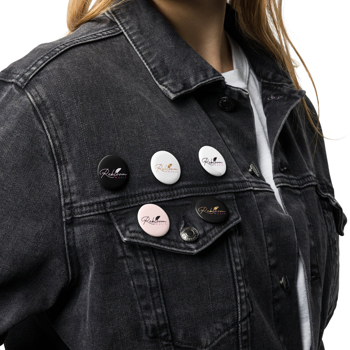 Rebloom Music - Set of pin buttons