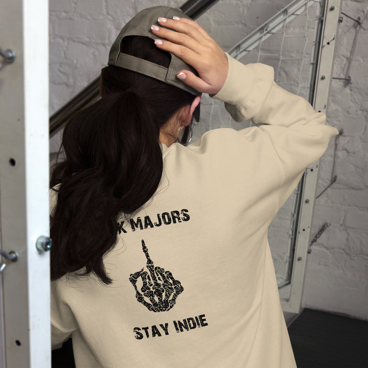Battl Victory Records - Fuck Majors/Stay Indie Unisex Sweatshirt