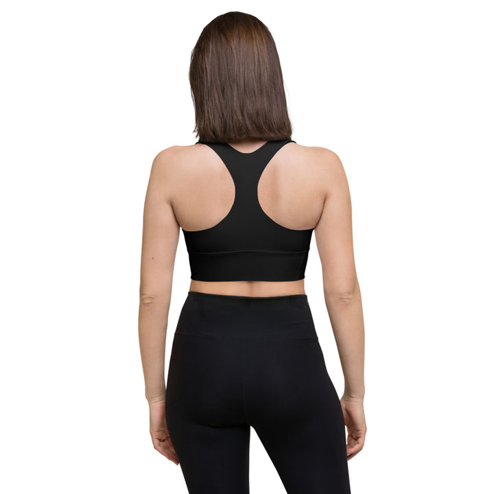 Battl Victory Records - Longline sports bra (black)
