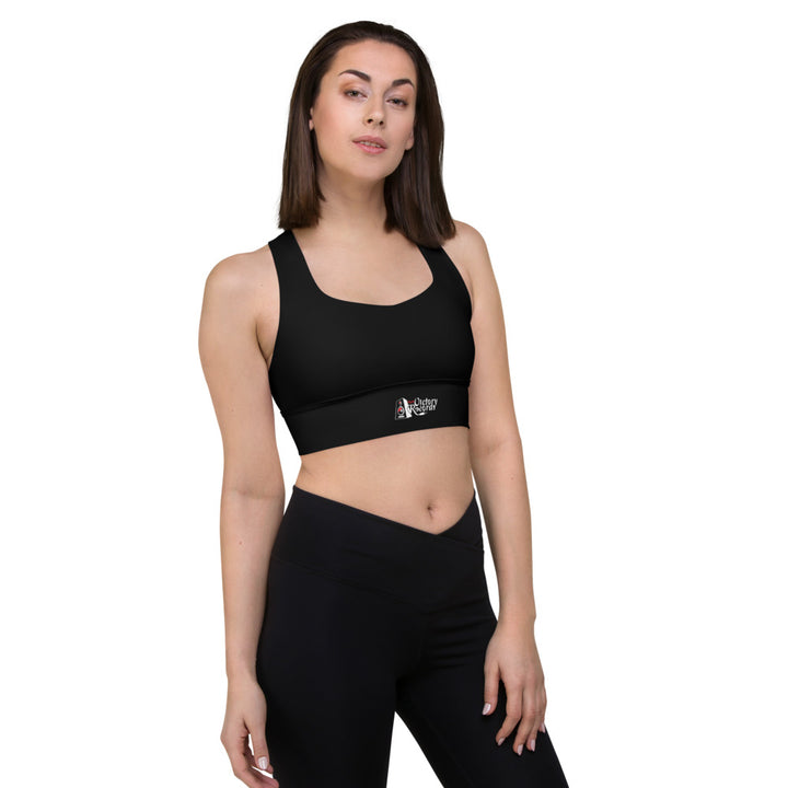 Battl Victory Records - Longline sports bra (black)