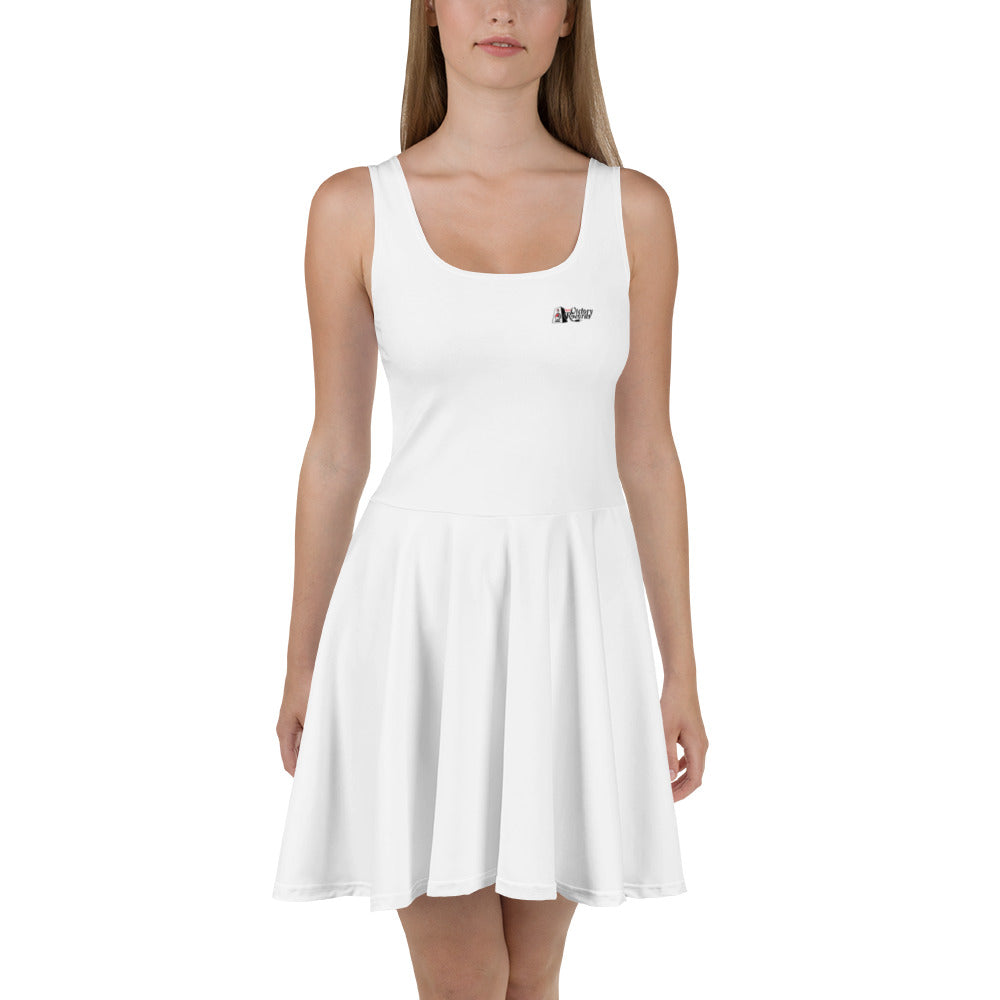 Battl Victory Records - Skater Dress (white)
