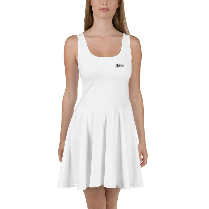 Battl Victory Records - Skater Dress (white)