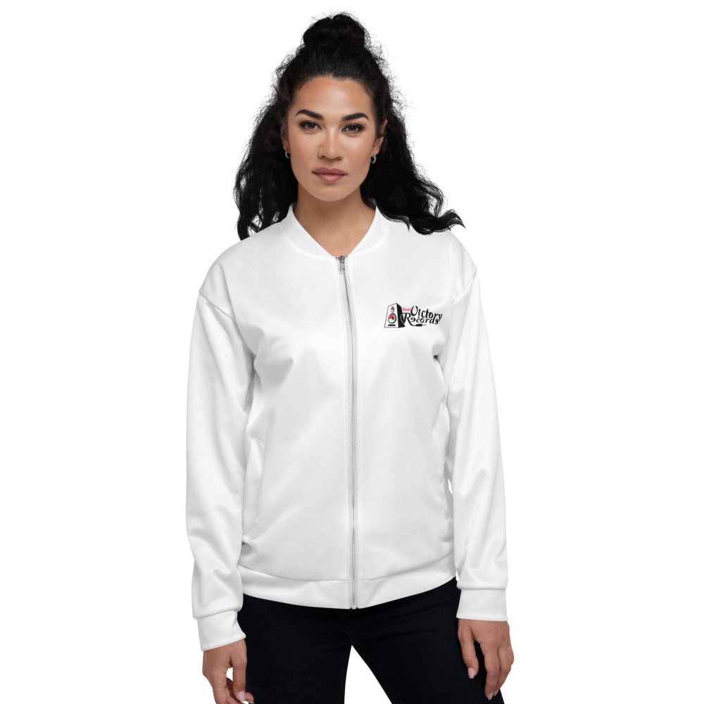 Battl Victory Records - Bomber Jacket (white)