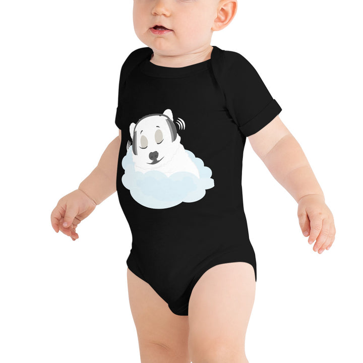 Sleepy Polar Bear - Baby short sleeve one piece