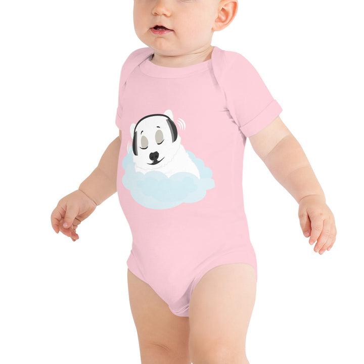 Sleepy Polar Bear - Baby short sleeve one piece