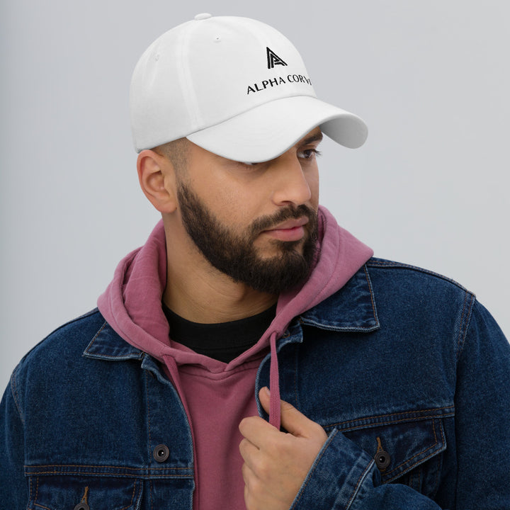 Alpha Corvi - Dad hat (white)