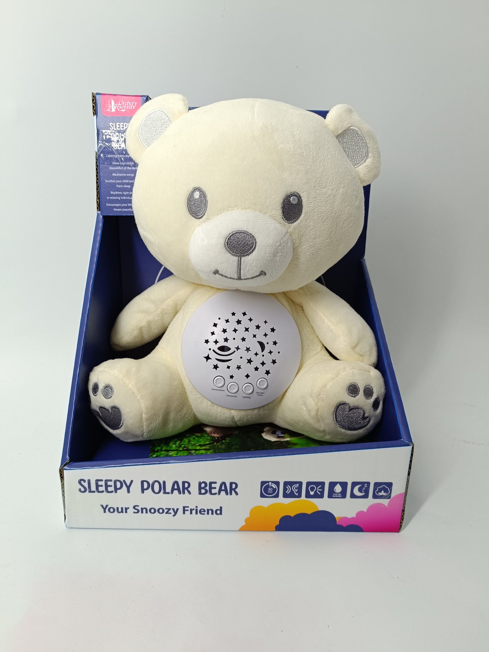 Sleepy Polar Bear Your Snoozy Friend (with sound & light)
