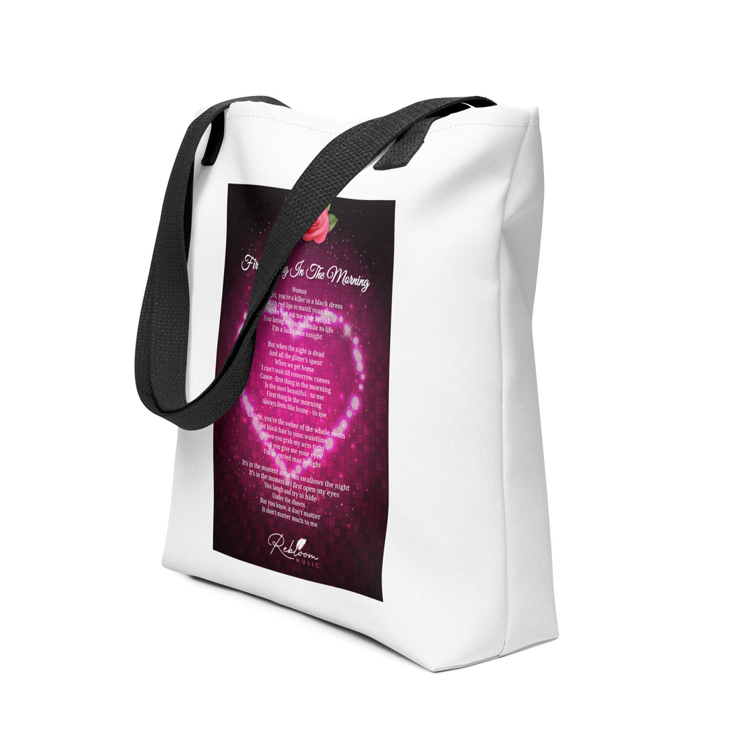 Rebloom Music - 'First Thing In The Morning' Love Tote bag