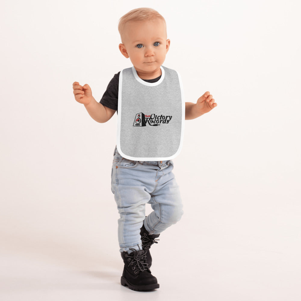Battl Victory Records - Embroidered Baby Bib